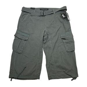 XRAY Cargo‎ Shorts Mens Size 36 Belted Cotton Gray Casual Summer Tactical NEW